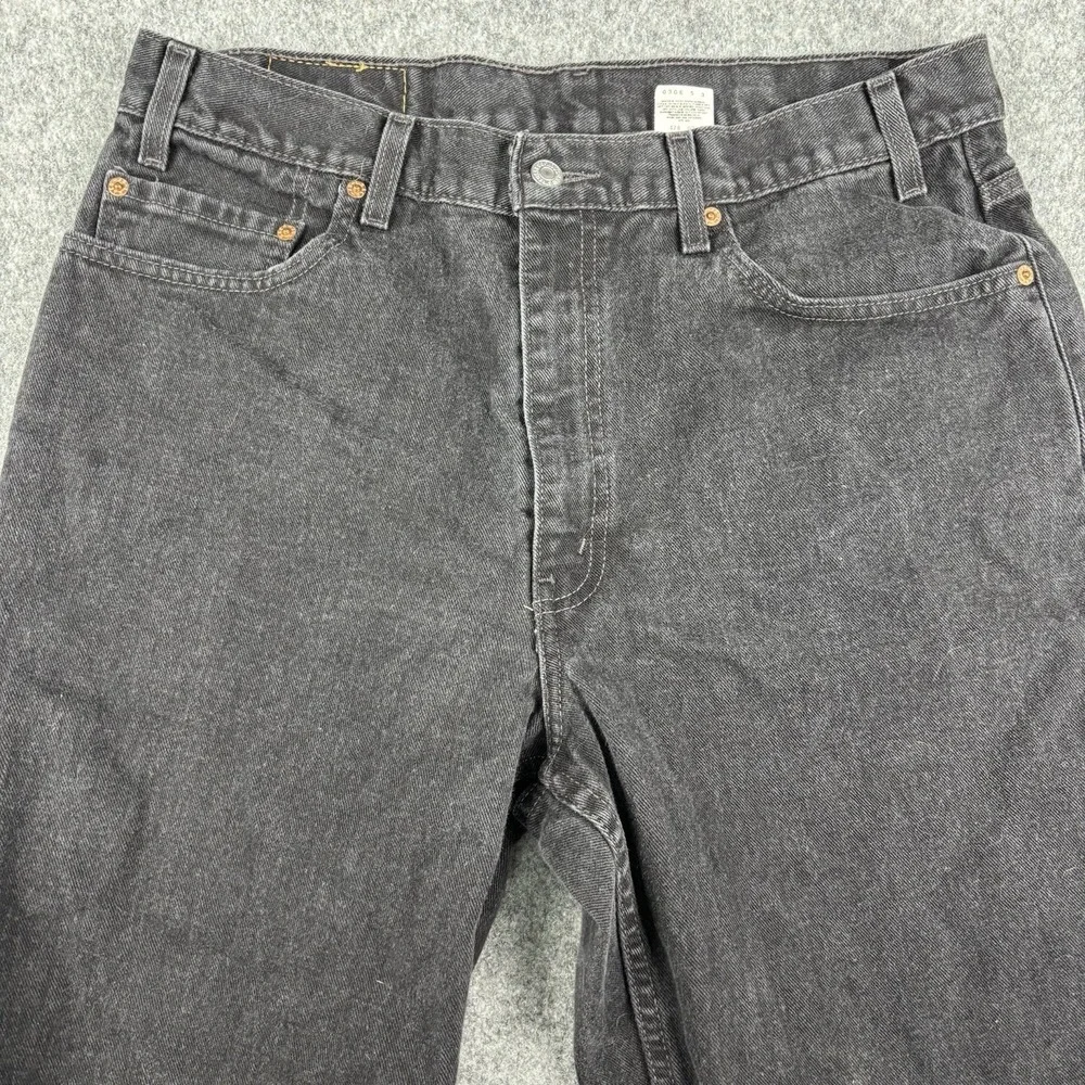 Vintage Levi's 550 Jeans Mens 36x32 Black Relaxed Fit‎ Denim Red Tab Skater Y2K